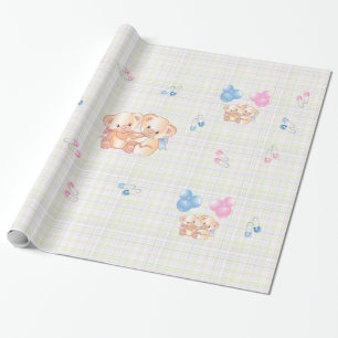 Presente Papel De Lavagem De Ursos De Teddy