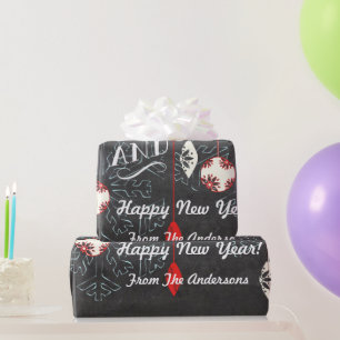 Presente Papel de mola de Natal no quadro de feriados feliz