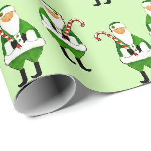 Presente Papel de mola para presentes de Natal irlandês