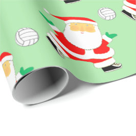 Presente Papel de mola para presentes no Natal de voleibol