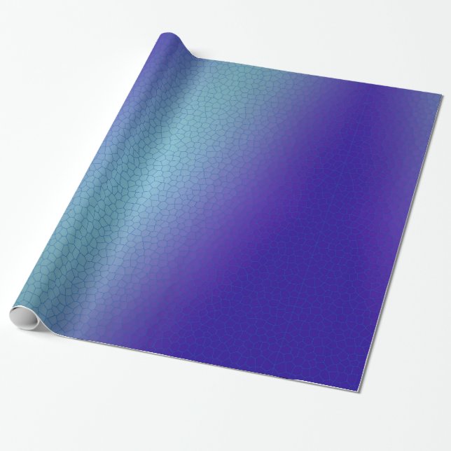 Presente Papel de moldagem azul (Desenrolado)