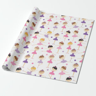 Presente Papel de moldagem Ballerina Cute