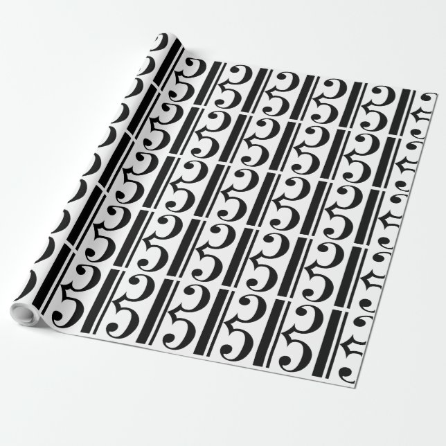 Presente Papel de moldagem C-Clef (Desenrolado)