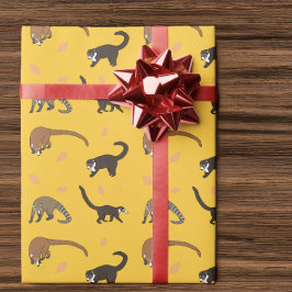 Presente Papel de moldagem Coatis