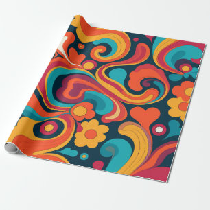 Presente Papel de moldagem de arte em Groovy