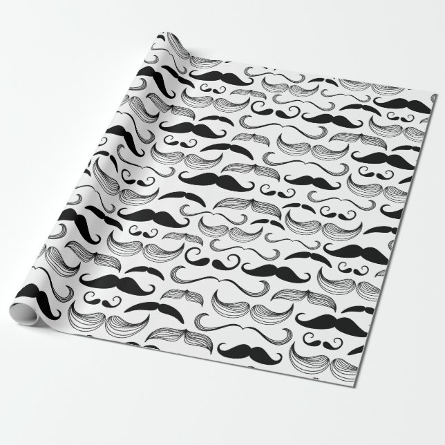Presente Papel de moldagem de bigodes de dapper (Desenrolado)