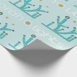 Presente Papel De Moldagem De Chanucá "Luzes Azuis, Latkes"<br><div class="desc">Presente De Chanucá Quebra "Luzes Azuis, Latkes, Chanukah/Menorah". Aproveite o meu design de papel mais novo. O preço varia conforme você escolhe entre 4 tipos de papel e 5 tamanhos de papel.
Obrigados para parar e comprar por aqui. Seu negócio é muito apreciado. Aproveite!
Chag/Happy Chanukah/Hanukkah!!</div>