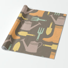 Presente Papel de Moldagem de Charme Rustic Garden