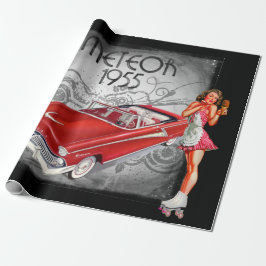 Presente Papel de moldagem de estilo de anos 50