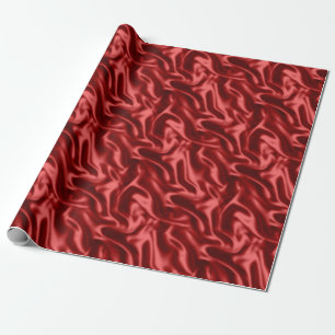 Presente Papel de moldagem de estilo de satélite vermelho