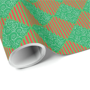 Presente Papel de moldagem de feriado de forma de diamante