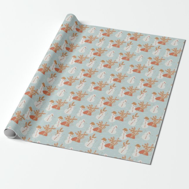 Presente Papel de moldagem de férias no deserto de Boho Sno (Desenrolado)
