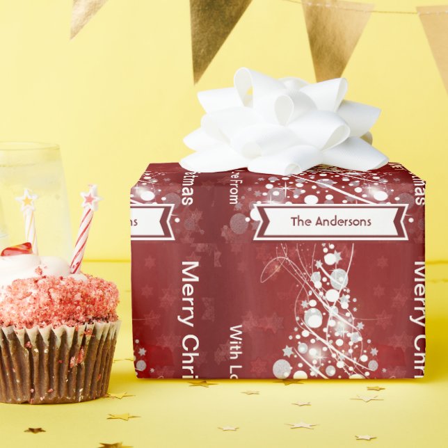 Presente Papel de moldagem de férias personalizado (Festa de aniversário)