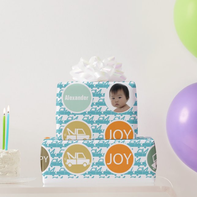 Presente Papel De Moldagem De Foto Do New Baby Boy (Presentes para festas)