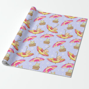 Presente Papel de moldagem de gatos adoráveis
