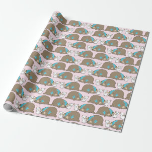Presente Papel de moldagem de gatos adoráveis