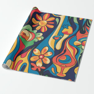 Presente Papel de moldagem de Hippie
