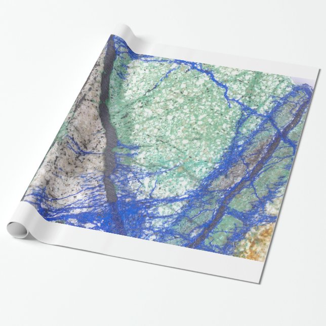 Presente Papel de Moldagem de Malaquite Azurite (Desenrolado)