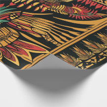 Papel de moldagem de Matte "Aztec Dream" Cyan vibr
