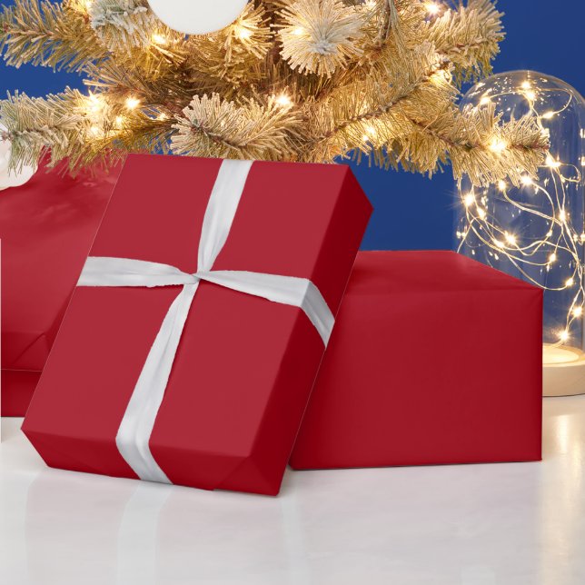 Presente Papel de moldagem de Matte Vermelho Natal (Feriados)