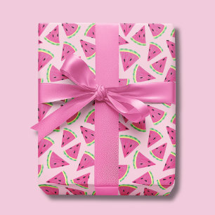 Presente Papel de moldagem de melancia rosa / Quebra de pre