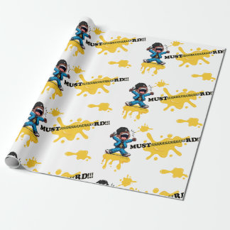 Presente Papel de moldagem de mostarda branco para todas as