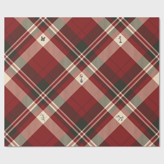 Presente Papel de moldagem de Natal (Aberto)