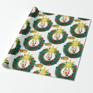 Presente Papel de moldagem de Natal