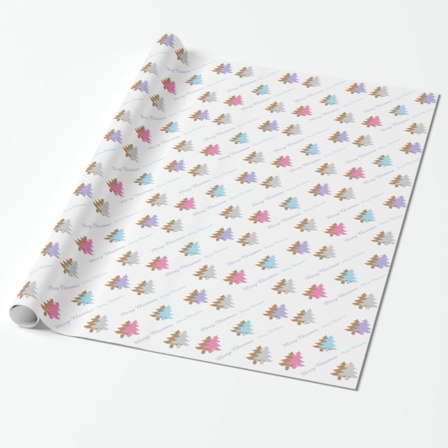 Presente Papel de moldagem de Natal (Desenrolado)