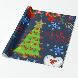 Presente Papel de moldagem de Natal