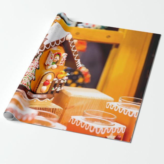 Presente Papel de moldagem de Natal (Desenrolado)