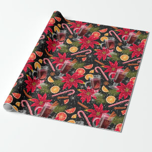 Presente Papel de moldagem de Natal bonito