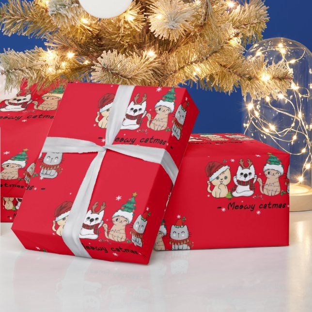 Presente Papel de moldagem de Natal bonito (Feriados)