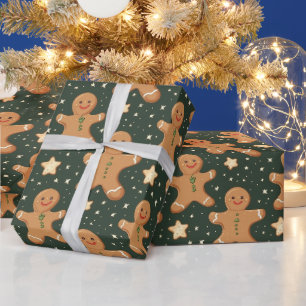 Presente Papel de moldagem de natal clássico e bonito