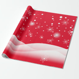 Presente Papel de Moldagem de Natal com neve de Natal