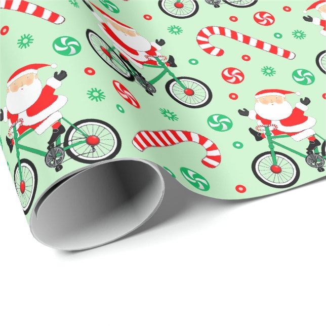 Presente Papel de moldagem de natal de férias de bicicleta (Ponta do rolo)