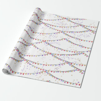 Presente Papel de moldagem de Natal de Férias Tropicais