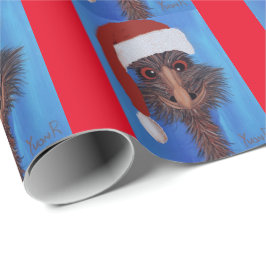 Presente Papel de moldagem de Natal ED Emu