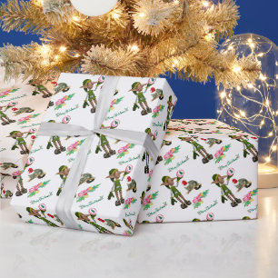 Presente Papel De Moldagem De Natal Elf Possum