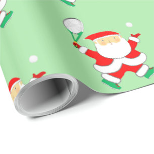 Presente Papel de moldagem de Natal em tênis