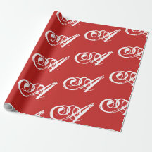 Papel de moldagem de NATAL INICIAL PERSONALIZADO