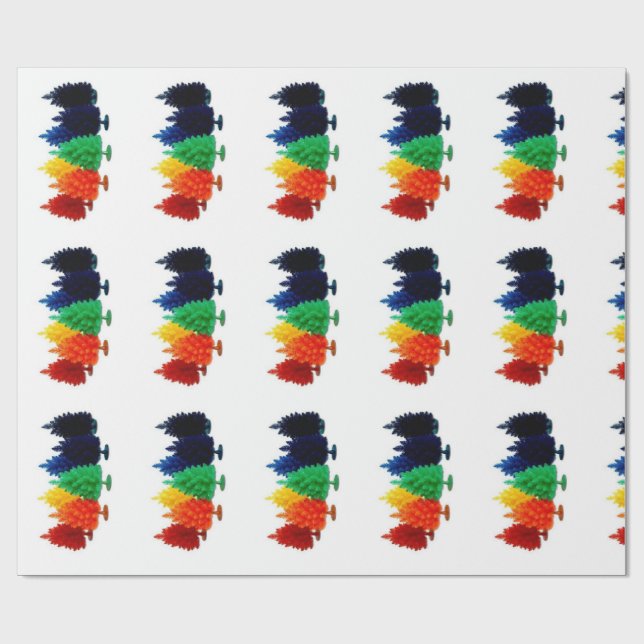 Presente Papel de Moldagem de Natal LGBT (Aberto)