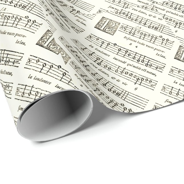 Presente Papel de Moldagem de Natal Medieval (Ponta do rolo)