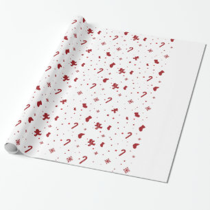 Presente Papel de moldagem de natal, ondulação brilhante