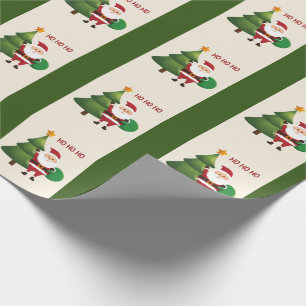 Presente Papel de moldagem de Natal - Papais noeis