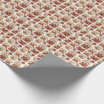 Papel de moldagem de natal para ouro Retriever
