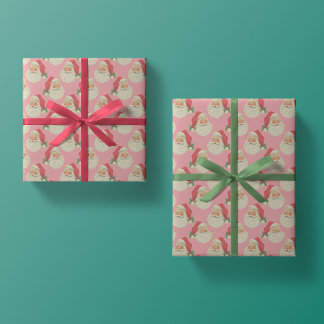 Presente Papel de moldagem de Natal para Papai Noel cor-de-