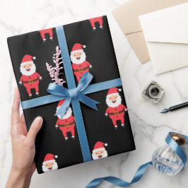 Presente Papel de moldagem de Natal para Papais noeis bonit