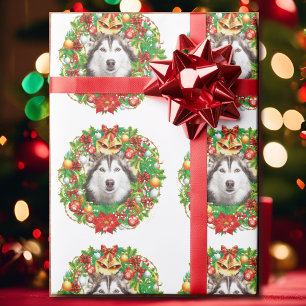 Presente Papel de moldagem de natal, seus filhotes de cacho