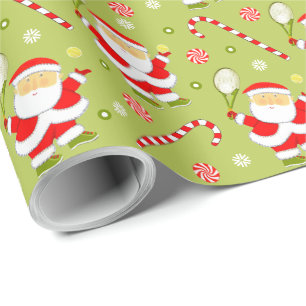 Presente Papel de moldagem de Natal tênis